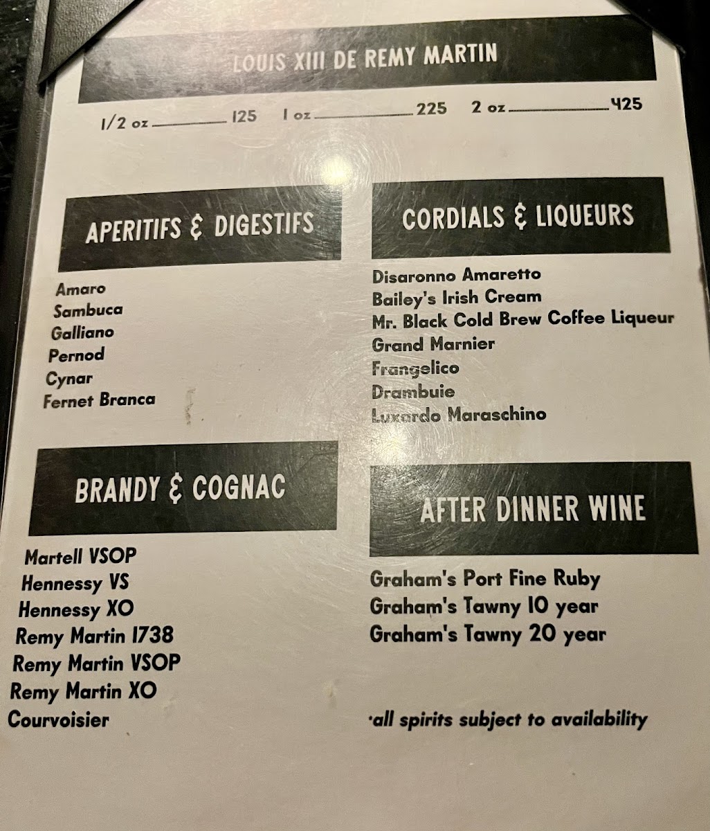 Parker & Quinn Menu - Image 2